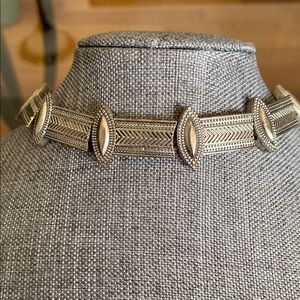 Vintage Geometric Choker Necklace